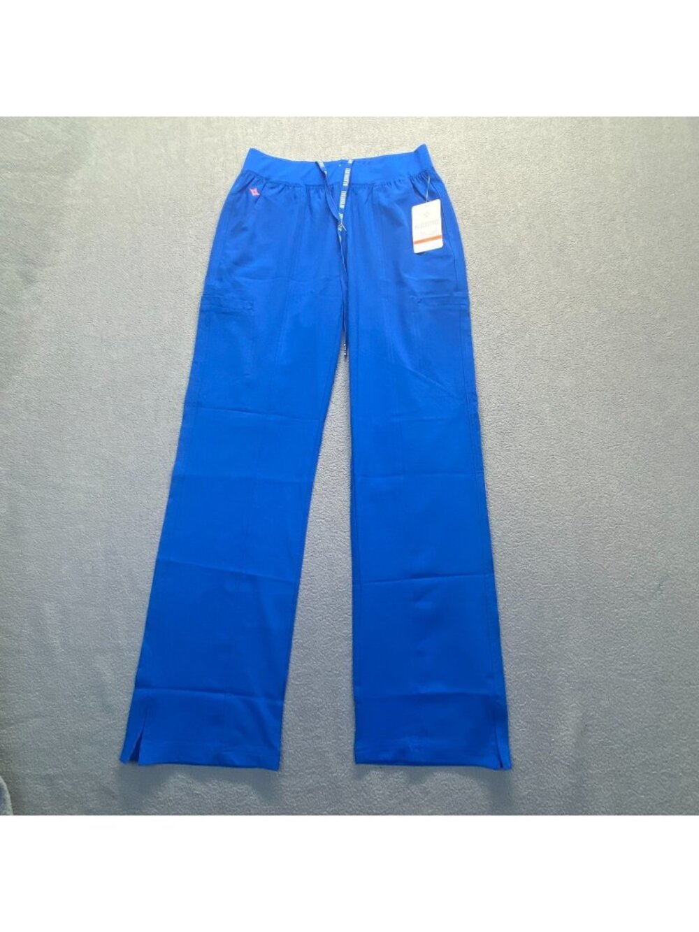 Med Couture Women's Straight Leg Scrub Pants in Blue